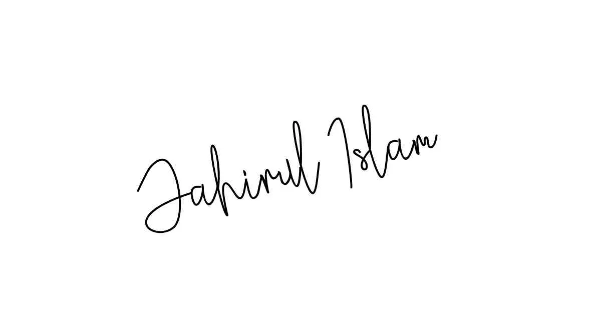 Jahirul Islam name signatures